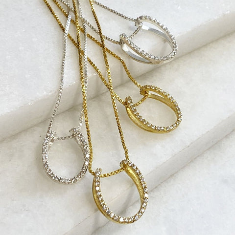 Levade Horseshoe Necklace - www.urban-equestrian.com