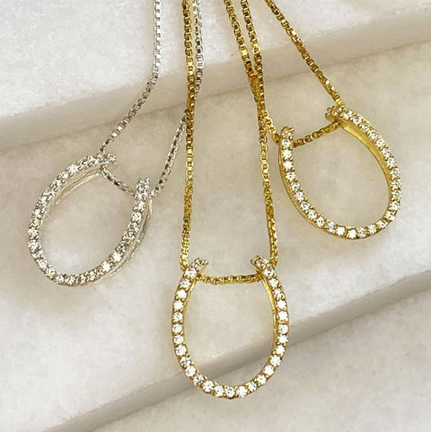Levade Horseshoe Necklace - www.urban-equestrian.com