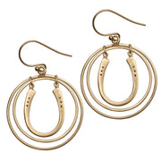 Luck N Rings - Gold Earring - www.urban-equestrian.com