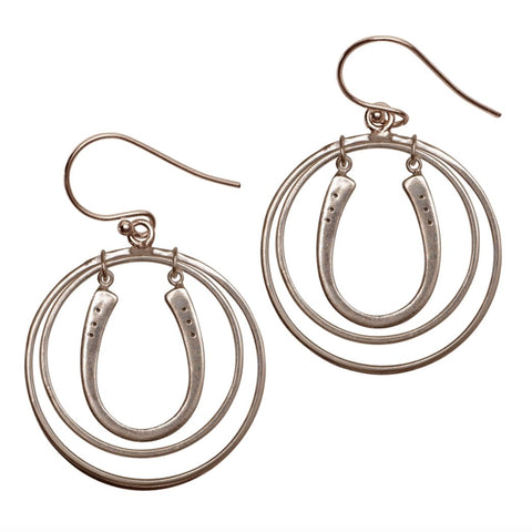 Luck n Rings - Silver Earrings - www.urban-equestrian.com