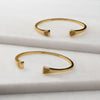 Lucky Nail Cuff - Gold - www.urban-equestrian.com