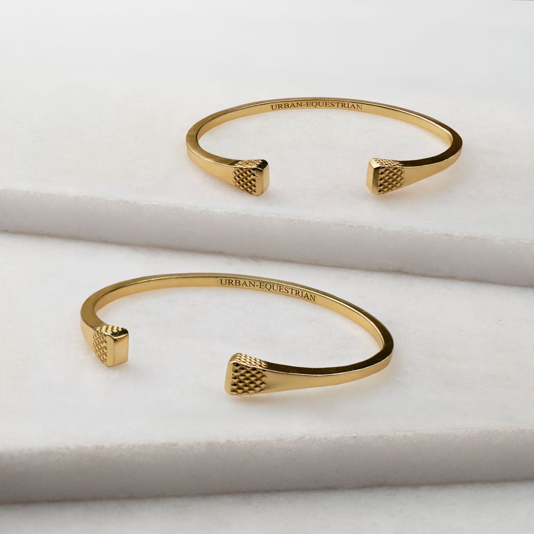 Lucky Nail Equestrian Bracelet | Horseshoe Jewelry Gift for Her