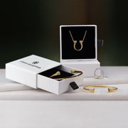 Lucky Nail Necklace- Gold - www.urban-equestrian.com
