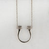 Lucky Nail Necklace- Silver - www.urban-equestrian.com