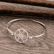 Medallion Horseshoe Earrings - Silver - www.urban-equestrian.com