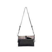 Mirada Cowhide Crossbody - Grey/Black - www.urban-equestrian.com