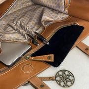 Mirada Cowhide Tote Bag - Chestnut - www.urban-equestrian.com
