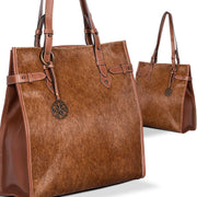Mirada Cowhide Tote Bag - Chestnut - www.urban-equestrian.com