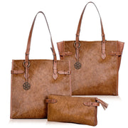 Mirada Cowhide Tote Bag - Chestnut - www.urban-equestrian.com