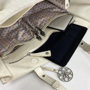 Mirada Cowhide Tote Bag - Ivory - www.urban-equestrian.com