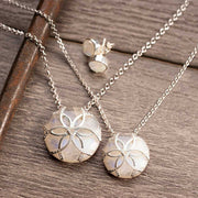 Moonstone Medallion Horseshoe Necklace - www.urban-equestrian.com
