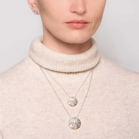 Moonstone Medallion Horseshoe Necklace - www.urban-equestrian.com