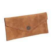 Ranchera Suede Clutch - Chestnut - www.urban-equestrian.com