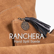 Ranchera Suede Tote - Black - www.urban-equestrian.com