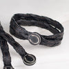 Rialto Wrap & Snap Bracelet - Pewter - www.urban-equestrian.com