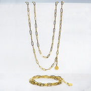Roxy - Necklace to Bracelet - 14K Gold on Sterling Silver - www.urban-equestrian.com
