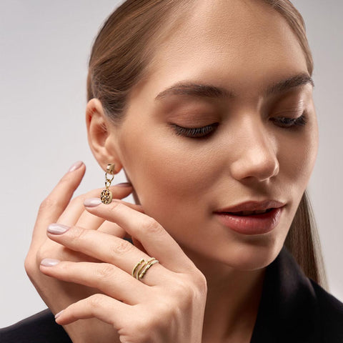 Signature Coin Earrings - Silver - www.urban-equestrian.com