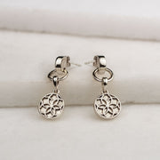 Signature Coin Earrings - Silver - www.urban-equestrian.com