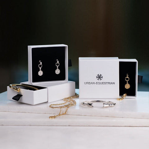 Signature Coin Earrings - Silver - www.urban-equestrian.com